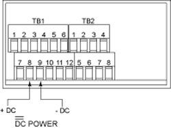 Main Power Connections - DC